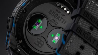 ساعت هوشمند بوگاتی کاربونه